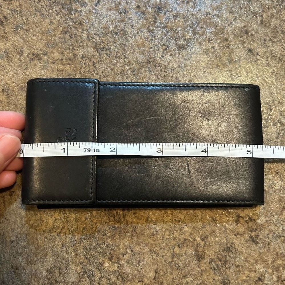 GUCCI Rare Key Case Leather Black - Picture 7 of 16
